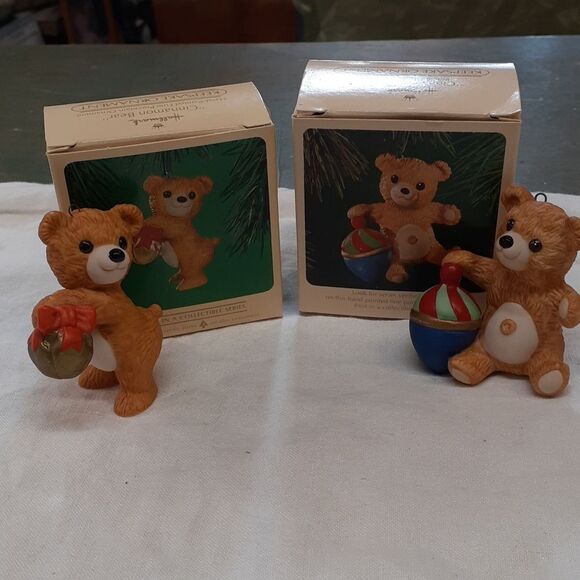 2 Hallmark Keepsake Cinnamon Bear ornaments - Picture 1 of 14